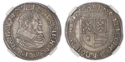 Germany, Hanau-Lichtenberg, Johann Reinhard (1599-1625), silver Teston - AU 58