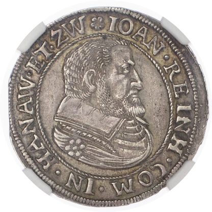Germany, Hanau-Lichtenberg, Johann Reinhard (1599-1625), silver Teston - AU 58
