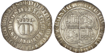 Spain, Kingdom of Castile and León, Enrique II (1369-1379), silver Real