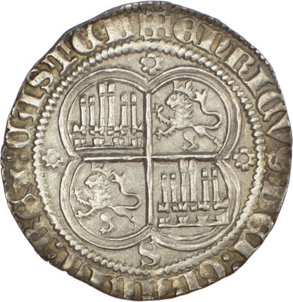 Spain, Kingdom of Castile and León, Enrique II (1369-1379), silver Real