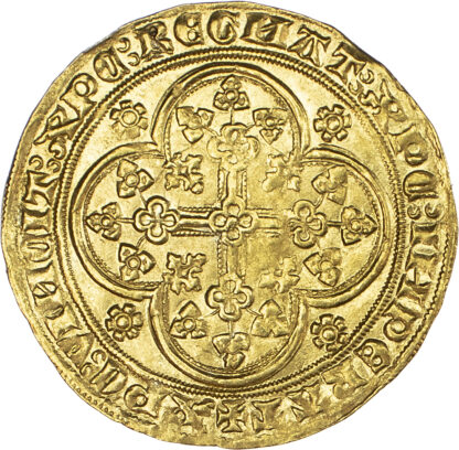 Low Countries, Louis de Male (1346-1384), Ecu d’Or a la Chaise