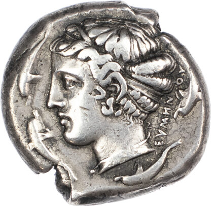 Sicily, Syracuse, Silver Tetradrachm, Signed