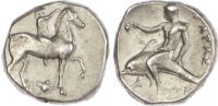 Calabria, Tarentum, Silver Stater