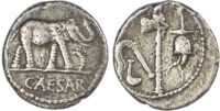 Julius Caesar, Silver Denarius