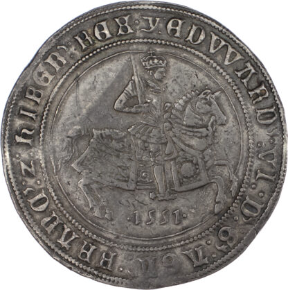 Edward VI (1547-53), Crown, Third period, mm Y