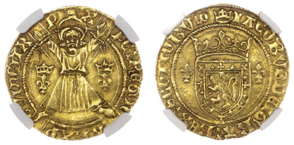 Scotland : James II (1437-1460), Gold Lion of Ten shillings