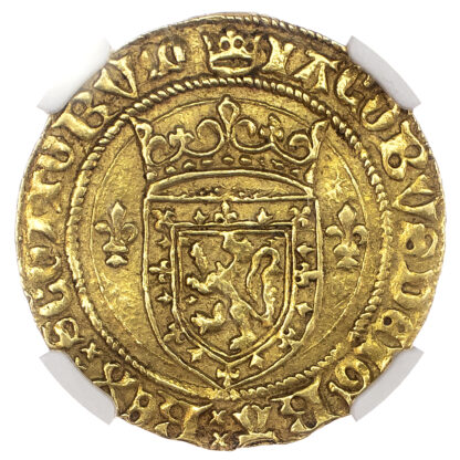 Scotland : James II (1437-1460), Gold Lion of Ten shillings