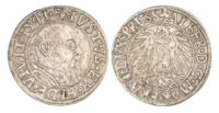 German States, East Prussia, Albrecht von Brandenburg (1525-1568), silver Groschen
