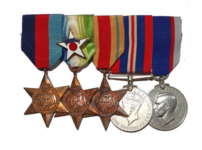 A World War Two Battle of the Atlantic, Arctic Convoys, Long Service Group of 5 awarded to Able Seaman Edward Lanigan