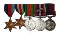 A World War Two North West Europe, Royal Air Force Regiment Mentioned in Despatches Long Service Group of 5 awarded to Squadron Leader David John Pickering