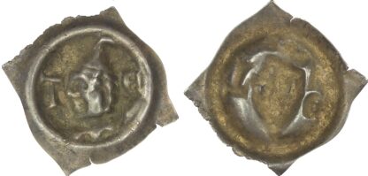 Germany, Tiengen, Krenkingen, silver Bracteate, c. 1350