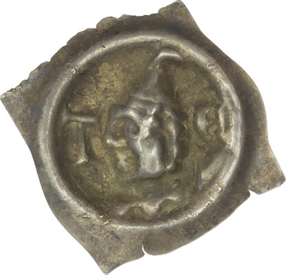 Germany, Tiengen, Krenkingen, silver Bracteate, c. 1350