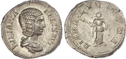 Julia Domna (wife of Septimus Severus), Silver Denarius