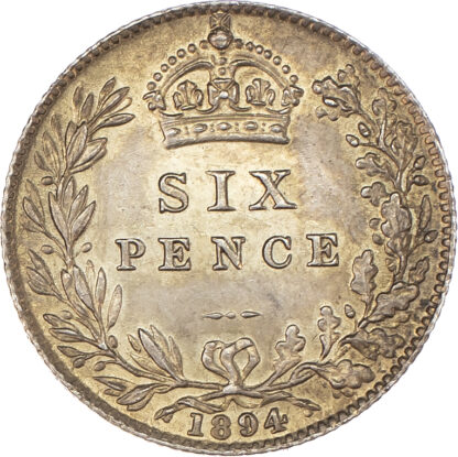 Victoria, Sixpence, 1894