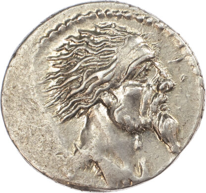 L. Hostilius Saserna, Silver Denarius