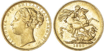 Victoria, Sovereign, 1880