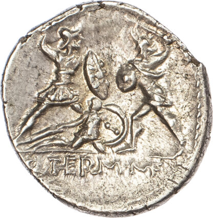 Q. Minucius Thermus, Silver Denarius