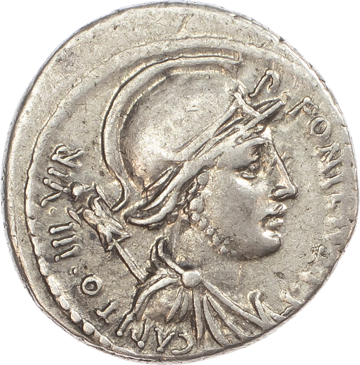 P. Fonteius Capito, Silver Denarius Baldwin's