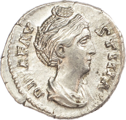 Diva Faustina I (Wife of Antoninus Pius), Silver Denarius