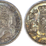 France, Second Restoration, Louis XVIII (1815-1824), silver Demi Franc