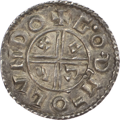 Aethelred II (978-1016), Penny, Crux type (c.991-997), London mint, moneyer God