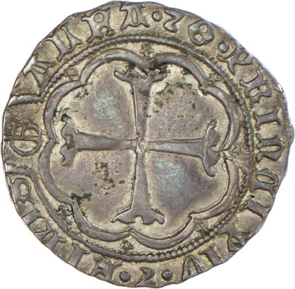 Italy, Siena, silver Grosso da 5 Soldi e mezzo, c. 1376-1391