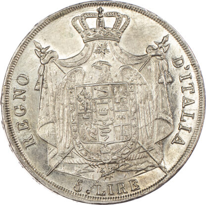 Italy, Napoleon (1805-1814), silver 5 Lire, 1812