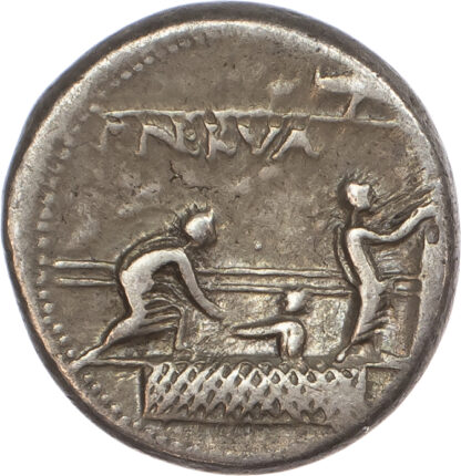 P. Licinius Nerva, Silver Denarius