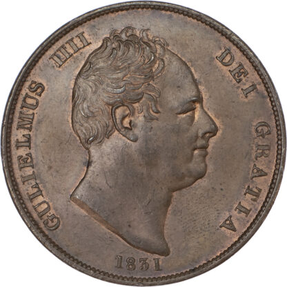 William IV, Penny, 1831