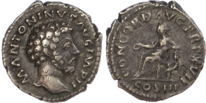 Marcus Aurelius, Silver Denarius