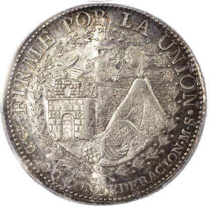 Peru, South Peru, silver 8 Reales, 1838 - MS, Cuzco - AU 58