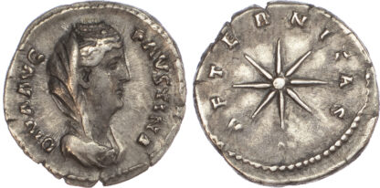 Faustina I, Silver Denarius