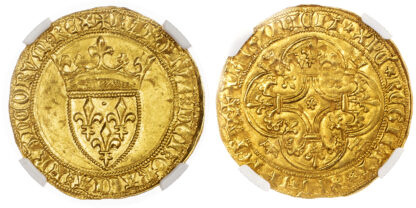 France, Charles VI (1380-1422), Écu d'Or à la Couronne - MS 62