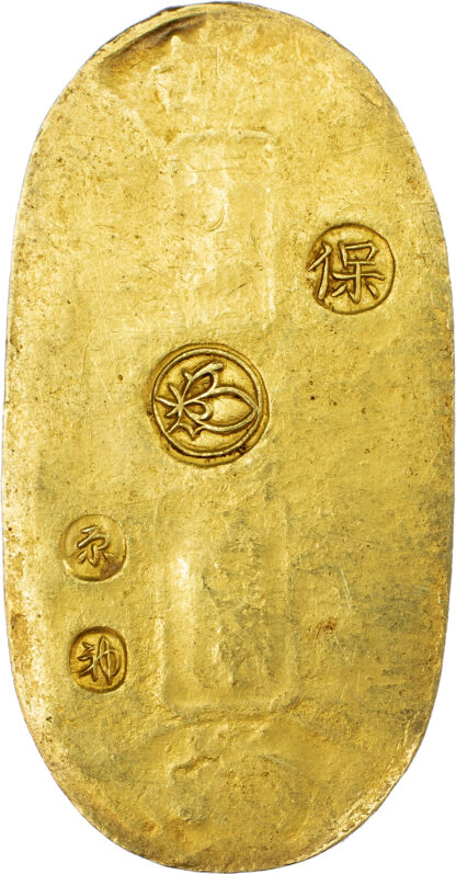 Japan, Tenpo (1837-1858), gold Koban - with custom box
