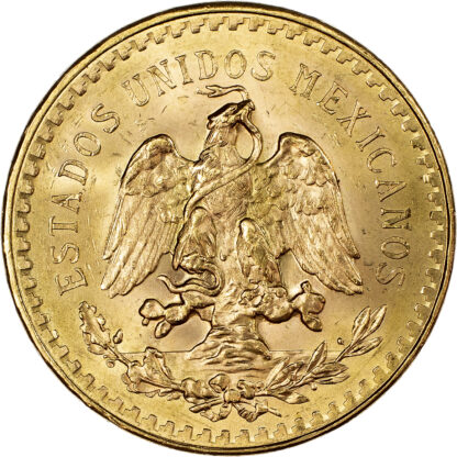 Mexico, Republic, gold 50 Pesos, 1947, Centennial of Independence