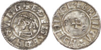 Aethelred II Last Small Cross Penny Bruntat at Lincoln