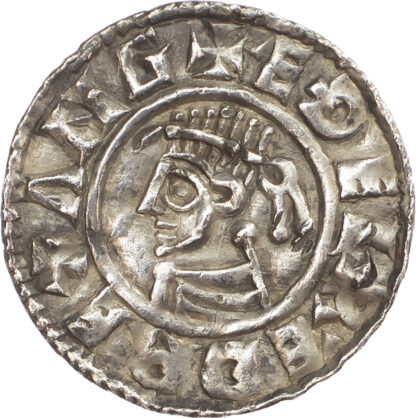 Aethelred II Last Small Cross Penny Bruntat at Lincoln