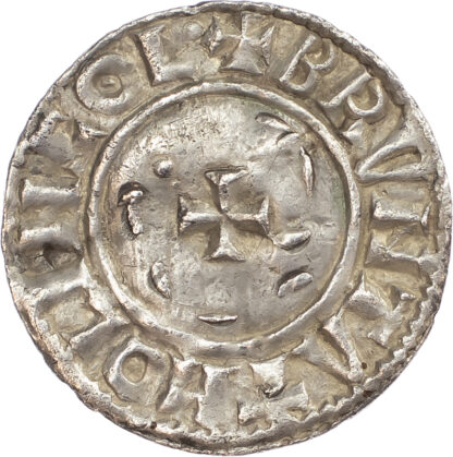 Aethelred II Last Small Cross Penny Bruntat at Lincoln
