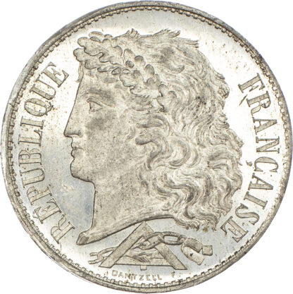 France, Second Republic (1848-1851), tin Pattern 10 Centimes