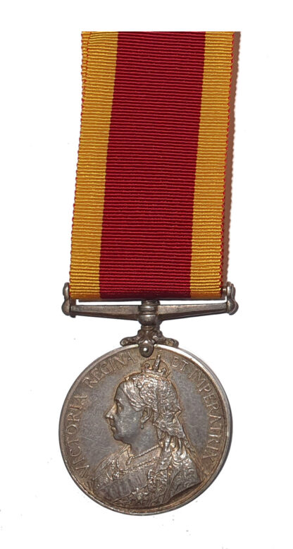 China War Medal 1900, no clasp, awarded to Trooper Cr. R. Burkill