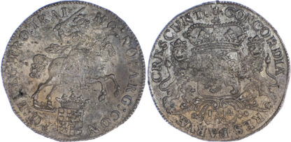 Netherlands, Utrecht, silver Ducaton, 1742 - ex. shipwreck