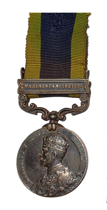India General Service Medal 1908-35, one clasp, Waziristan 1921-24 awarded to Lance Naik Mohd Sadik
