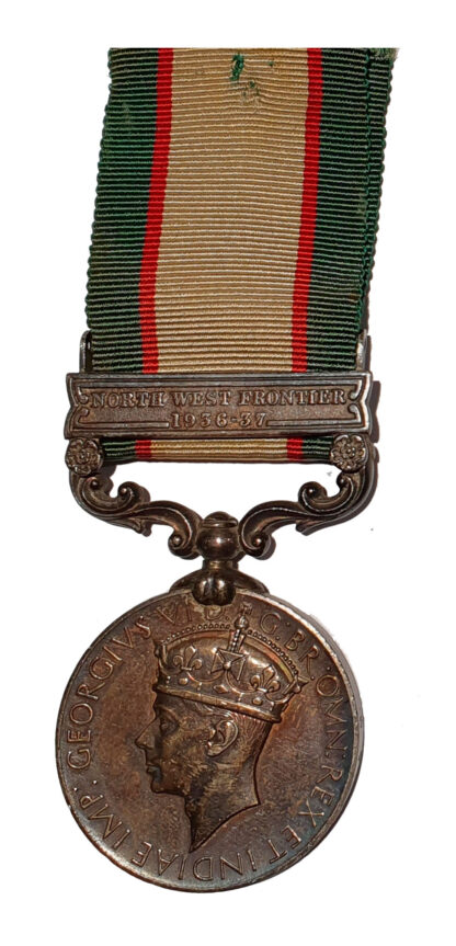 India General Service Medal 1936-39, one clasp North West Frontier 1936-37 awarded to Naik Driver Rai Singh