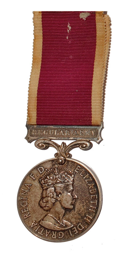 Army Long Service and Good Conduct Medal, Regular Army Bar, EiiR