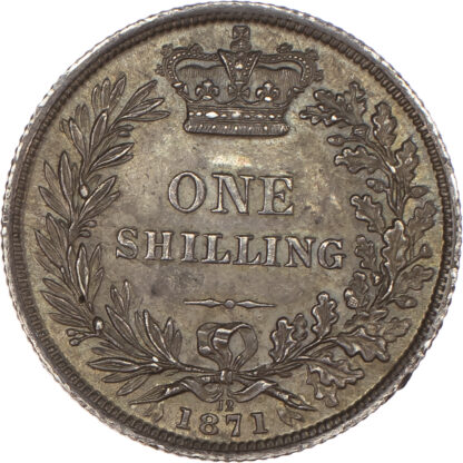 VICTORIA 1871 SHILLING