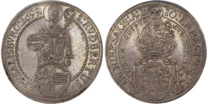 Austria, Salzburg, Johann Ernst von Thun und Hohenstein (1687-1709), silver Taler, 1699/8