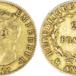 France, First Empire, Napoleon (1804-1815), gold 20 Francs, 1804/05
