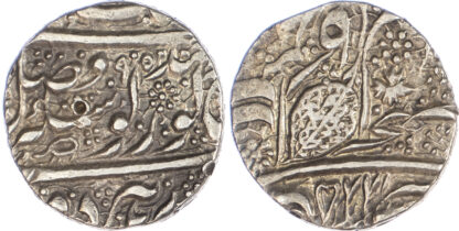 India, Sikh Empire, Ranjit Singh (VS 1858-1896 / 1801-1839 AD), silver Rupee