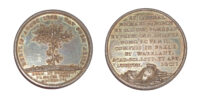 France, Michael de Borch Foundation Medal for the Academy of Science, Literature, and the Arts at Lyon Silver Medal 1776