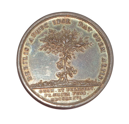 France, Michael de Borch Foundation Medal for the Academy of Science, Literature, and the Arts at Lyon Silver Medal 1776